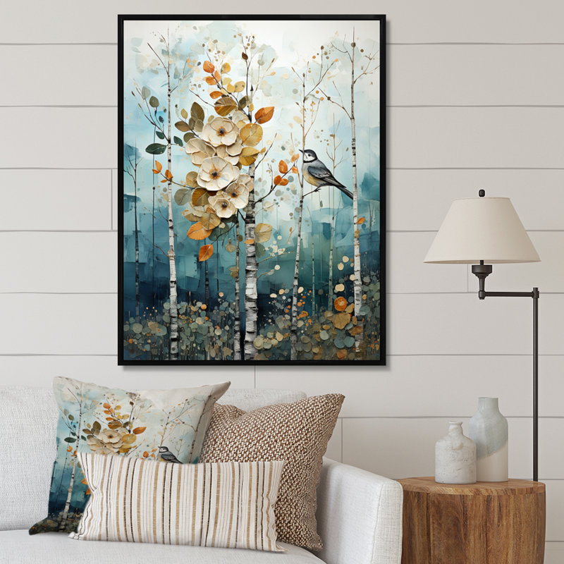 Viviyana Enchanted Forest II - impression, H 20 po x l 12 po x P 1 po, Cadre flottant noir