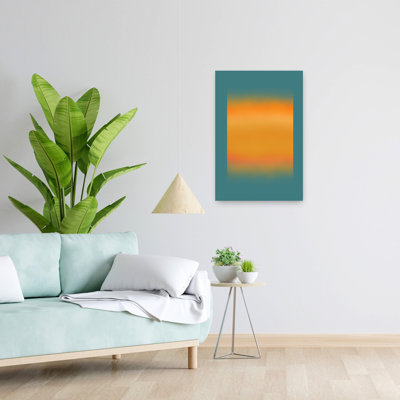 Contemporary Art Abstract Colorful Contemporary Sunset Art
