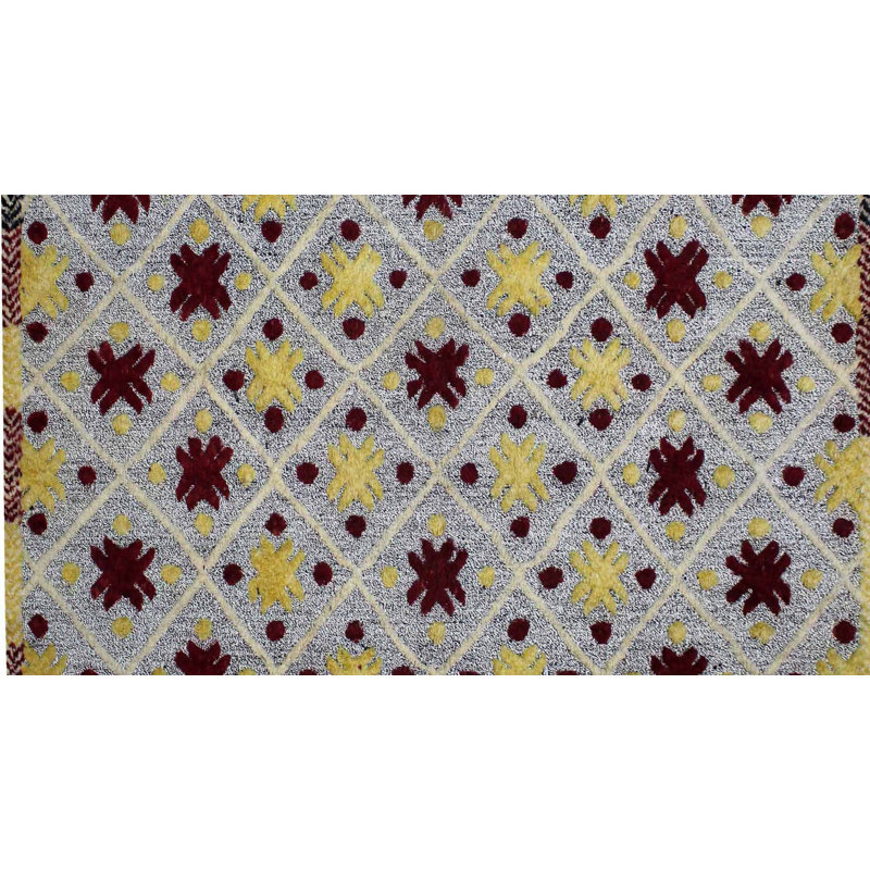 Geometric Hand Knotted Area Rug, Rectangle 260 x 303cm