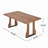 Case 63" Rectangular Dining Table With Solid Wood Legs-140759433