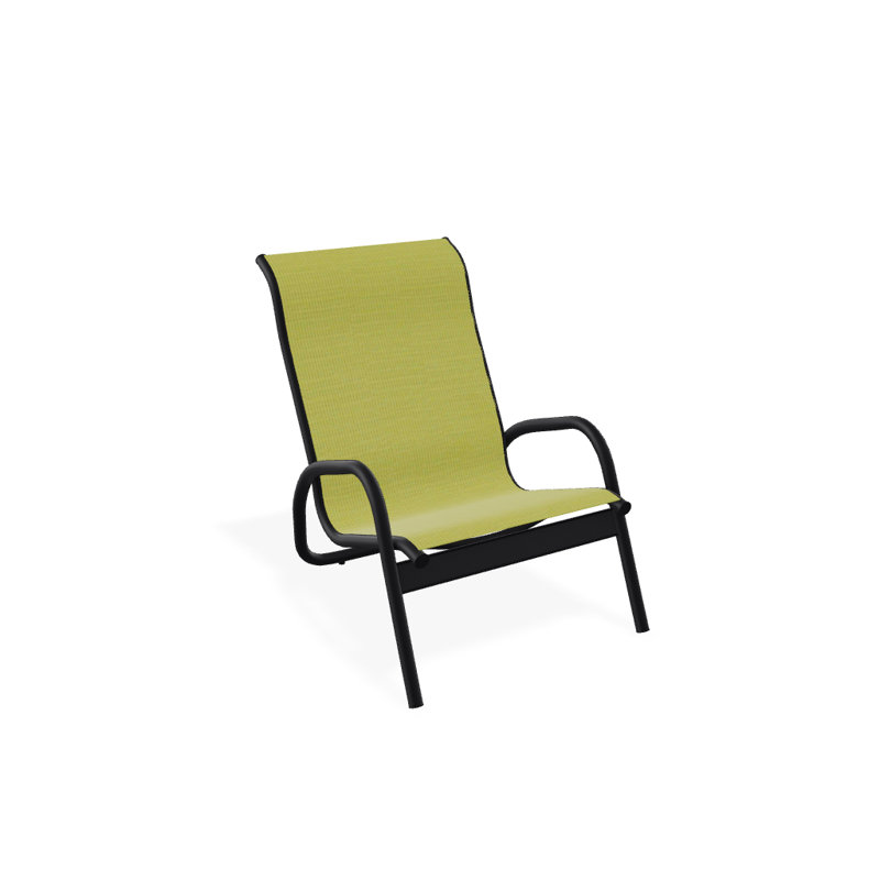 Chaise de jardin Gardenella, Lime, Noir