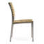 Chaise de patio empilable en teck