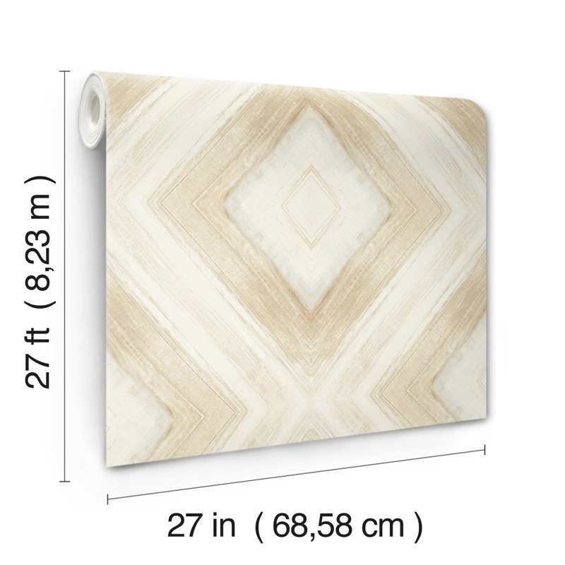 Geometric Wallpaper Double Roll, Desert
