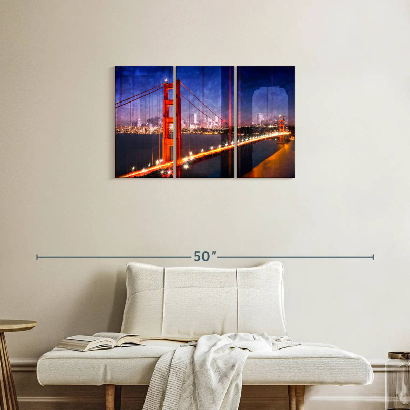 Lilie Golden Gate Bridge Composing, 20" H x 33" W