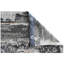 Hand Knotted Abstract Area Rug in Charcoal/Gold/Orange/Ivory-1642537218