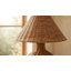 Lampe de table 23 po x 20 po en rotin tissé, naturel