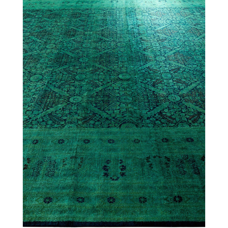 Slyvere One-of-a-Kind 12' 3" X 18' 0" Hand Knotted Area Rug