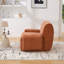 Fauteuil en chenille rembourré avec sièges profonds-1572043546
