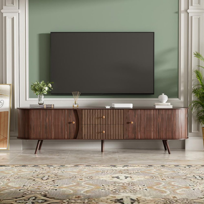 Meuble télé 70 po Mid-Century Modern