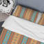 Ensemble de housse de couette en microfibre jaune / bleu 3 pièces