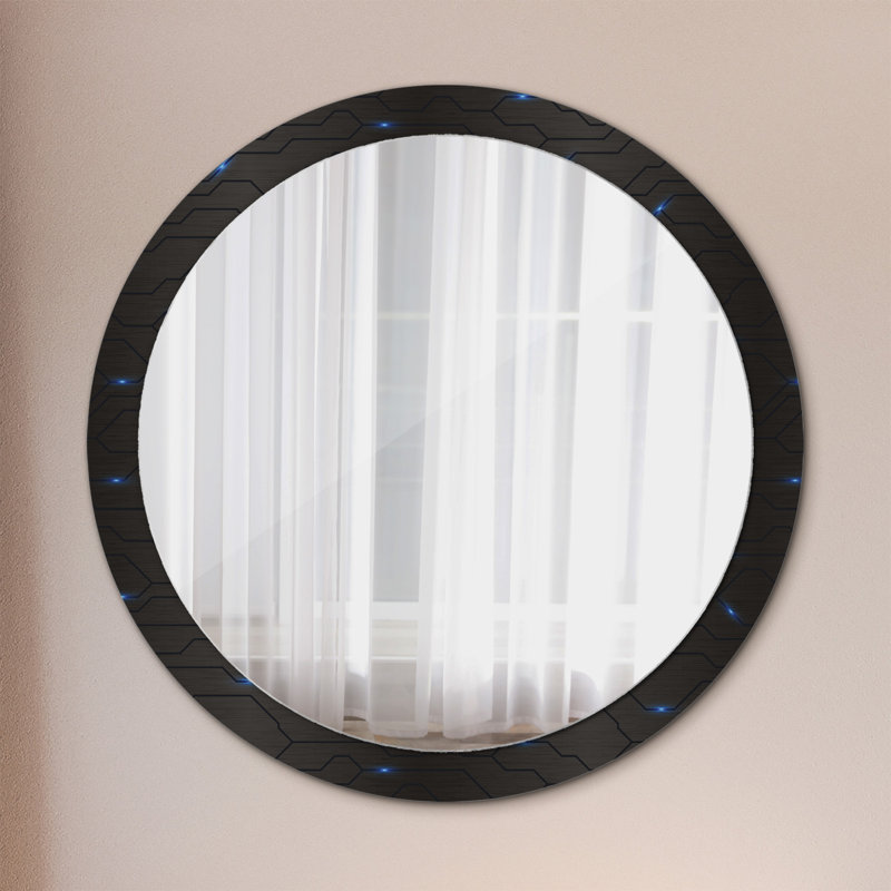 Huldar Glass Flat Wall Mirror