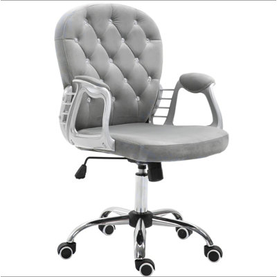 Chaise de bureau capitonnée de luxe pour un choix élégant pour la maison et le bureau, confort moelleux