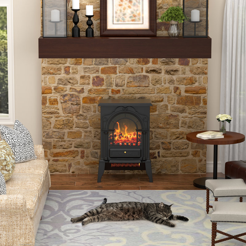 Aamoni 15.35'' W Electric Fireplace