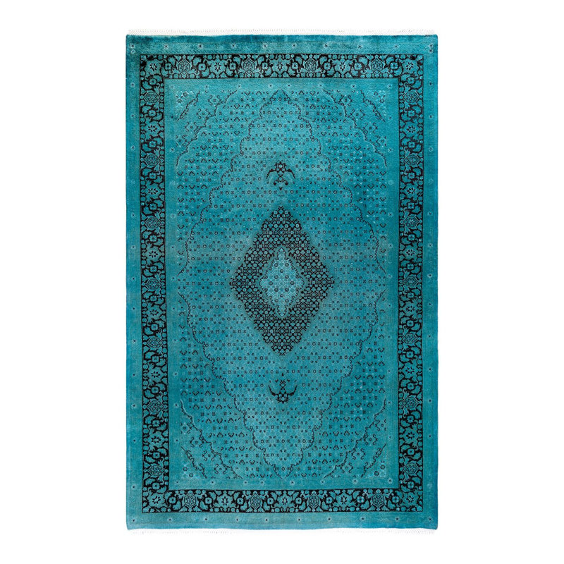 Fine Vibrance One-of-a-Kind 6' 0" X 9' 5" Hand Knotted Area Rug