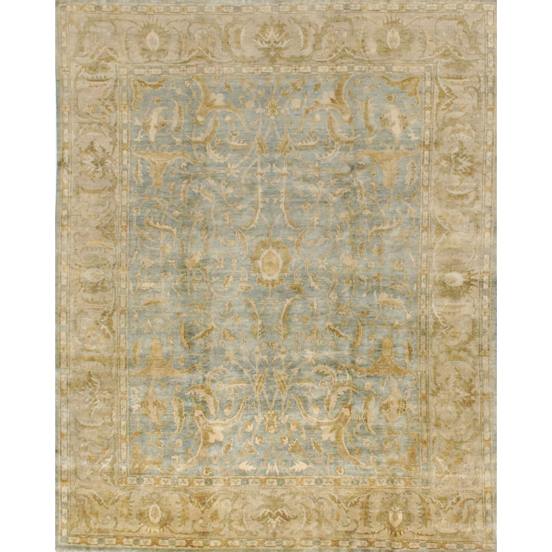 Antique Weave Oushak Wool Oriental Area Rug, Rectangle 15' x 19'6"