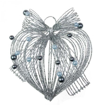 10cm Metal Holiday Shaped Ornament