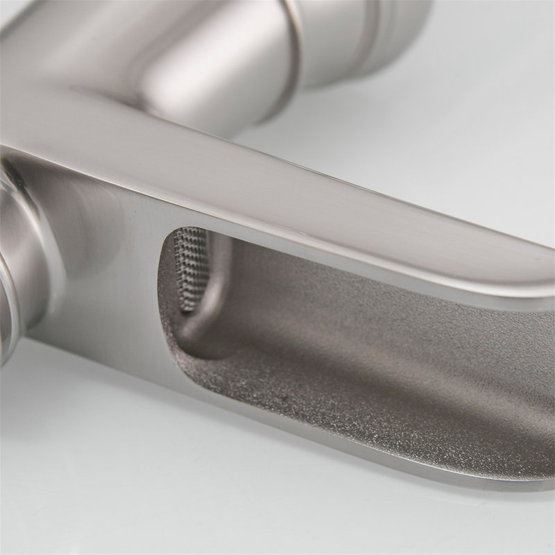 Widespread 2-handle Bathroom Faucet with Drain Assembly, Brushed Nickel
