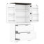 Armoire de rangement blanche avec tiroirs et étagères pour la chambre à coucher, le salon, le couloir - Bureau à tablettes