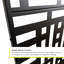 Metal Outdoor Maze Privacy Screen 90cm X 180cm-121405551