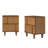 Modern Detailed 2-Drawer Solid Wood Nightstand, Set Of 2-1180956140