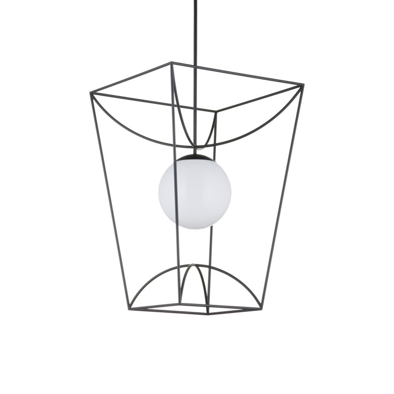 Rochefort Small Lantern, 33.75" H x 21" W x 21" D