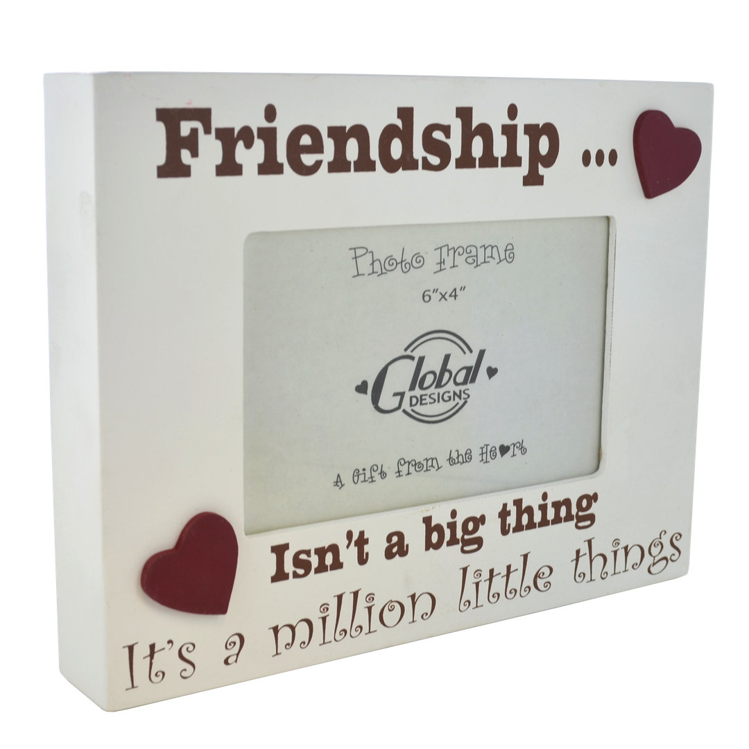 Cream Wood Frame Friendship
