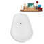 Baignoire autoportante 61 "avec drain interne 61" Streamline-101697759