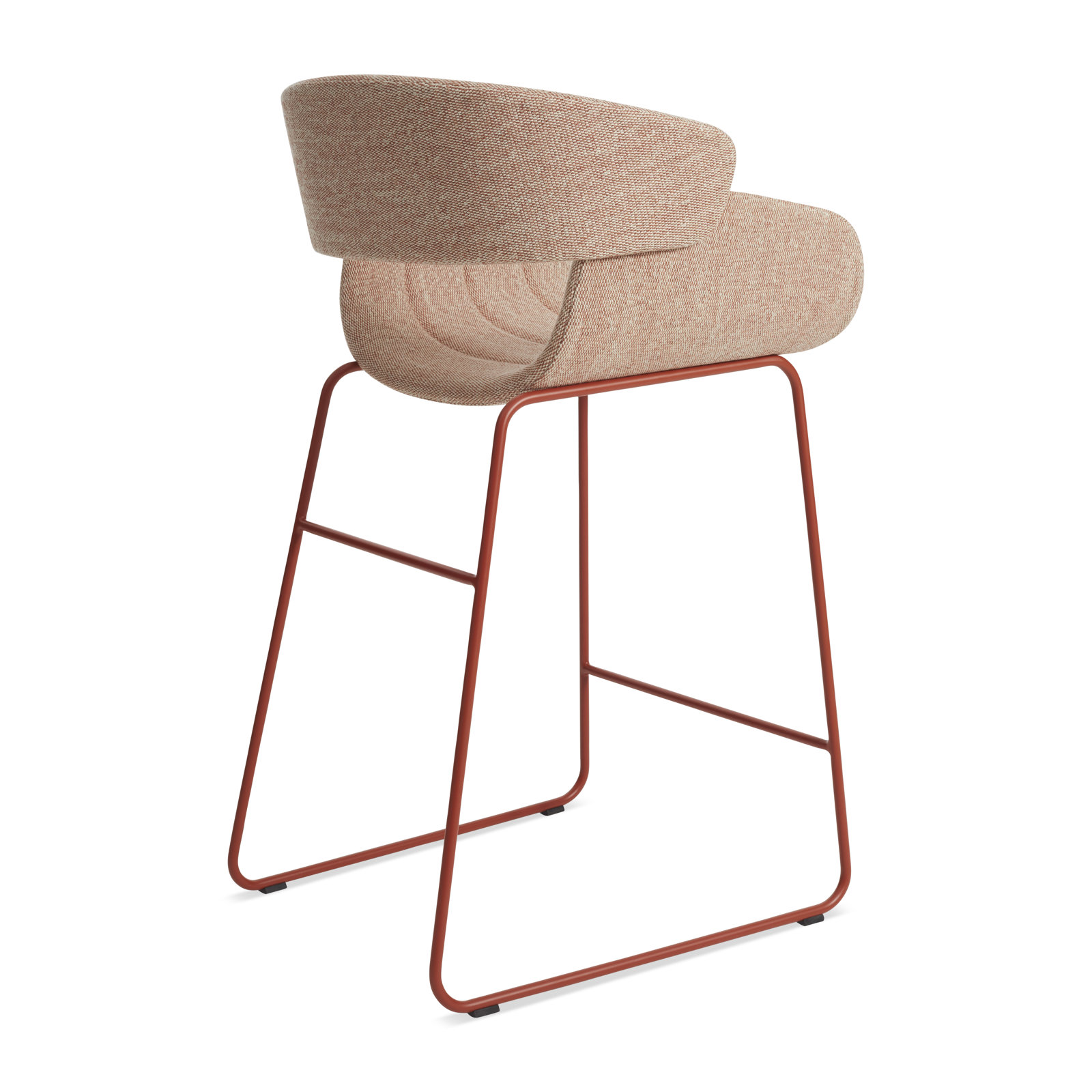 Racer Bar and Counter Stool, Tait Tomato Crossweave, Counter Stool (25" Seat Height)