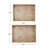 2-Piece Burl Wood Veneer Tray Set with Handles