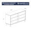 Commode 6 tiroirs Mid-Century-75031822