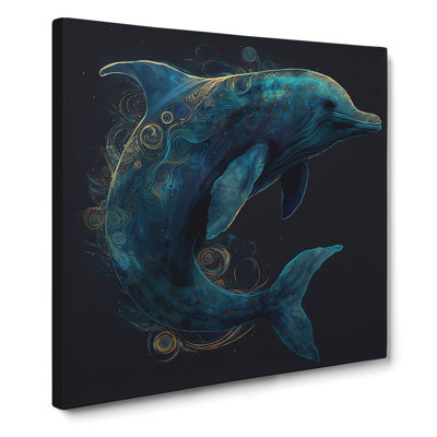 Dolphin Boho No.1 - No Frame Print
