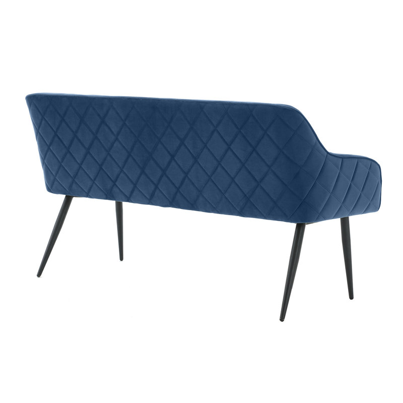 Bahtiyar Upholstered Bench, Blue