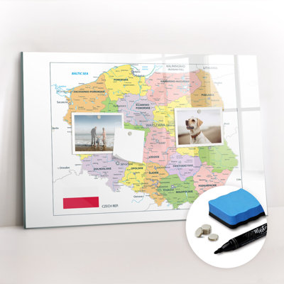 Magnetic Glass Dry Erase Board