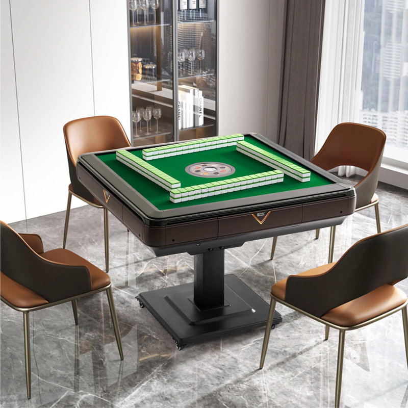 Folding Automatic Mahjong Table with 2 Sets of 44mm 152 Tiles