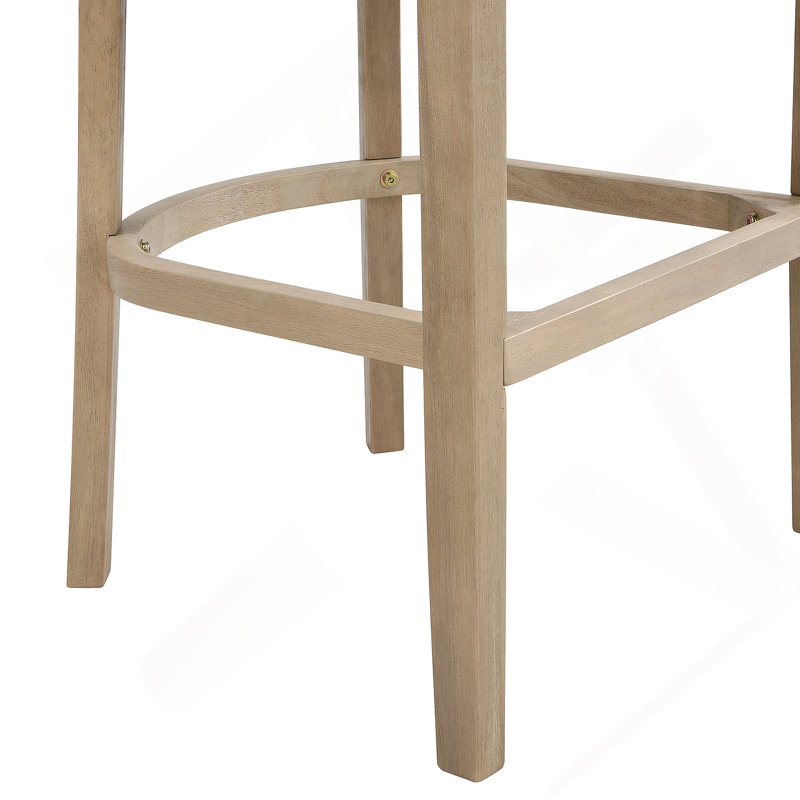 Tabourets de bar (ensemble de 2), Naturel