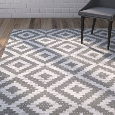 Lavallee Hand Woven Cotton Geometric Rug