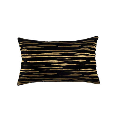 Zara Velvet Lumbar Pillow Cover & Insert