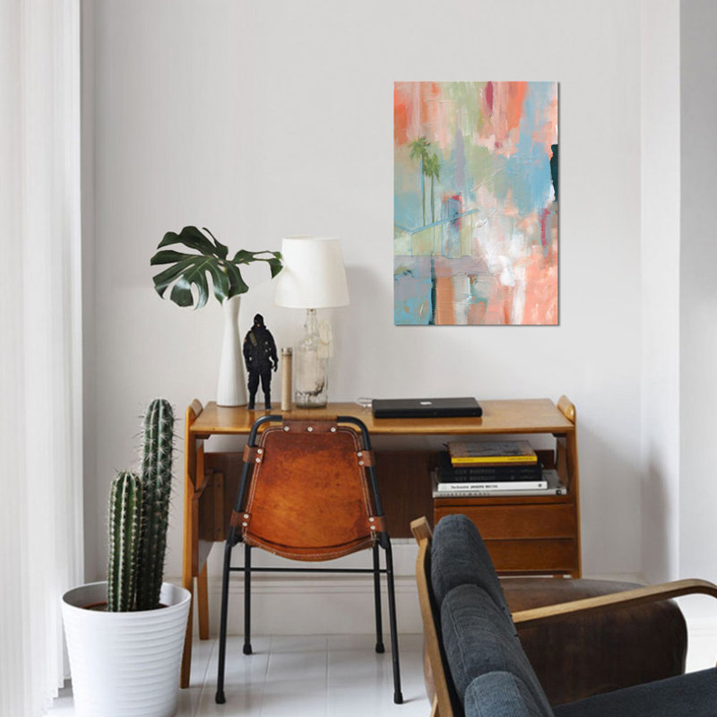 «Desert Living II», reproduction sur toile, H 60 po x l 40po x P 1,5 po, Toile tendue, Pas de tapis
