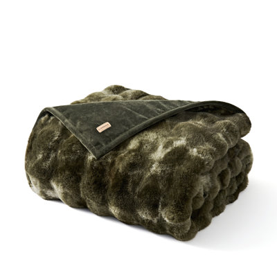 Faux Fur Weighted Throw Blanket