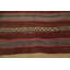 Tapis kilim Earthy Tones 4 x 6 avec rayures horizontales rustiques