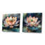 Orange Lotus Floral Dreams - lot de 2 lotus carrés-853346580-853346584
