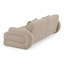 Ranlo - Canapé beige moderne en tissu beige et blanc