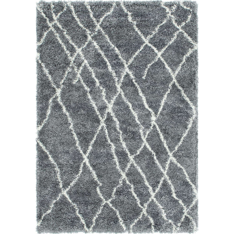 Striped Indoor Rug, Rectangle 4'1" x 6'1"