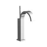 Secant Single Hole Bathroom Faucet with Drain Assembly