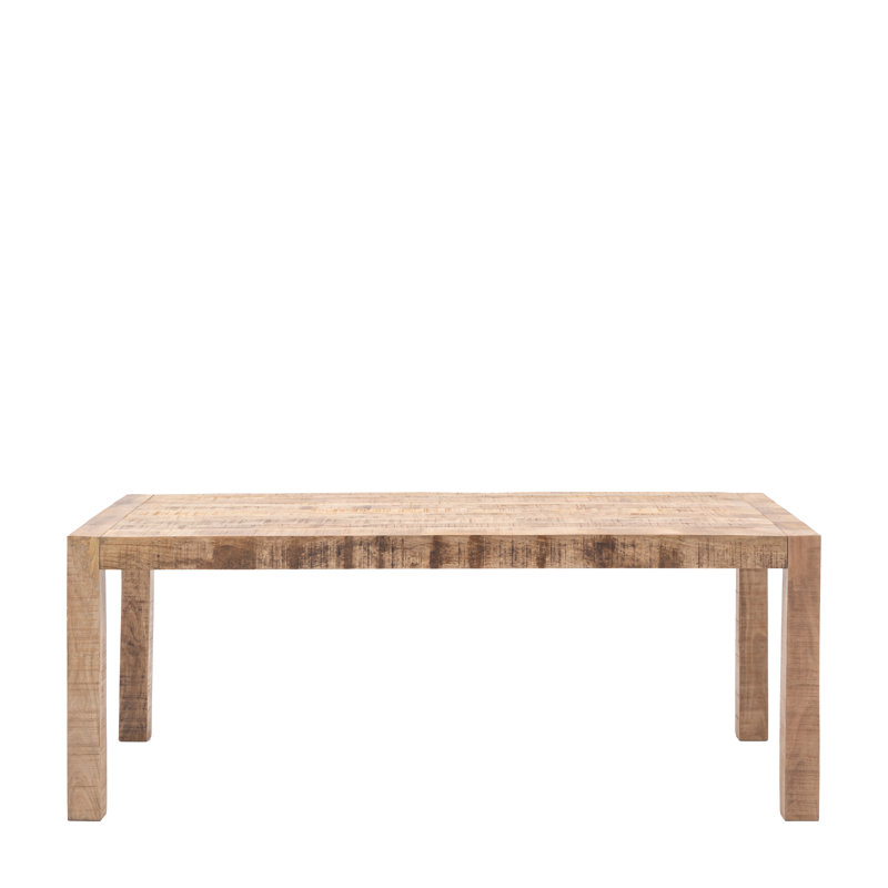 Solid Wood Dining Table, Natural Wood