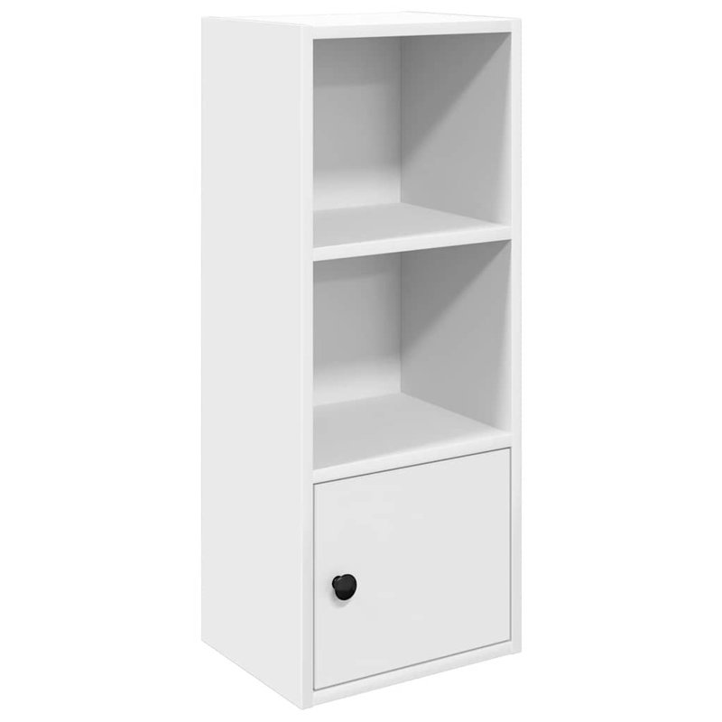 Conary 31cm W Bookcase, (3 Shelves) 77cmH x 31cmW x 24cmD, White