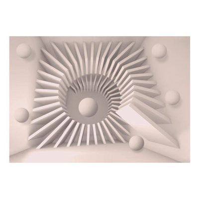 3D Illusion Wallpaper Wall Mural - Sand Chamber