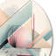 Décoration murale rose en métal Minimalisme-88598993