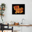 Dino Nuggets avec sauce, giclée encadrée, design par Tobe Fonseca-1178956581-1178956584