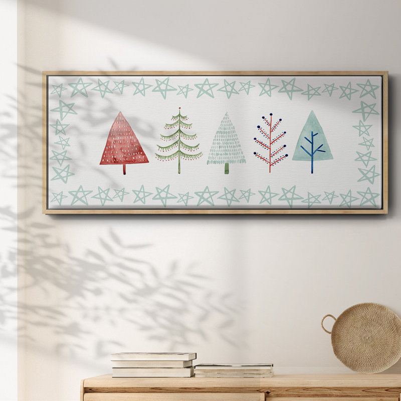 Christmas Tree Whimsy Collection C-, toile encadrée